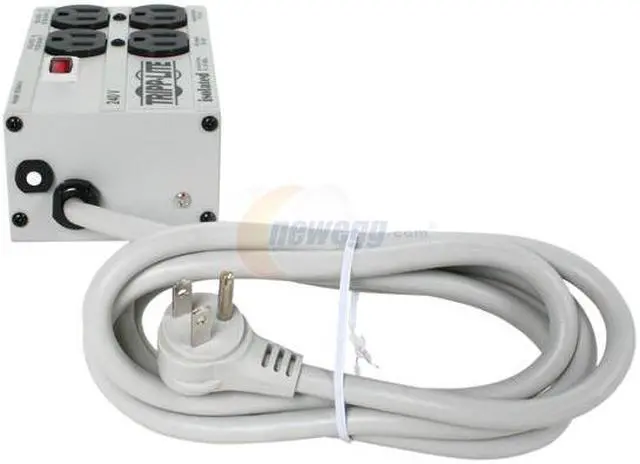 Alt view image 5 of 6 - TRIPP LITE ISOBAR4/220 6 Feet 4 Outlets 330 Joules Isobar Surge Suppressor