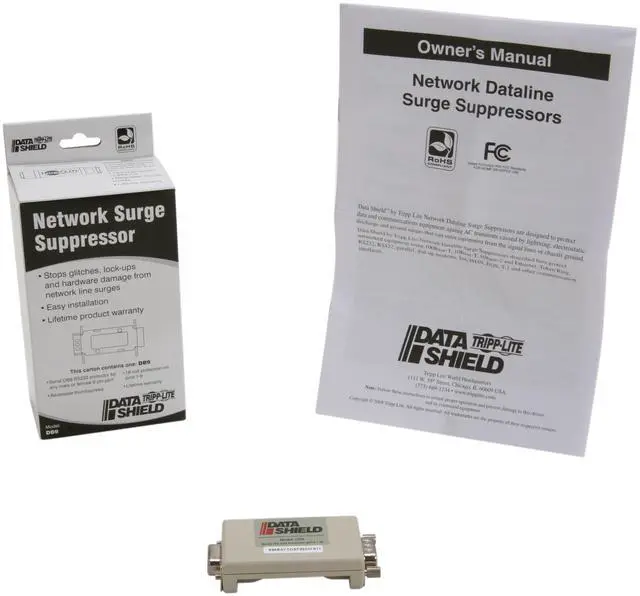 Alt view image 5 of 5 - TRIPP LITE DB9 Network Surge Suppressor