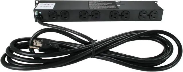 Alt view image 4 of 5 - Tripp Lite DRS-1215 15 ft. Cord 14 Outlets 3000 Joules Rackmount Surge Suppressor