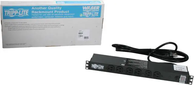 Alt view image 5 of 5 - Tripp Lite DRS-1215 15 ft. Cord 14 Outlets 3000 Joules Rackmount Surge Suppressor