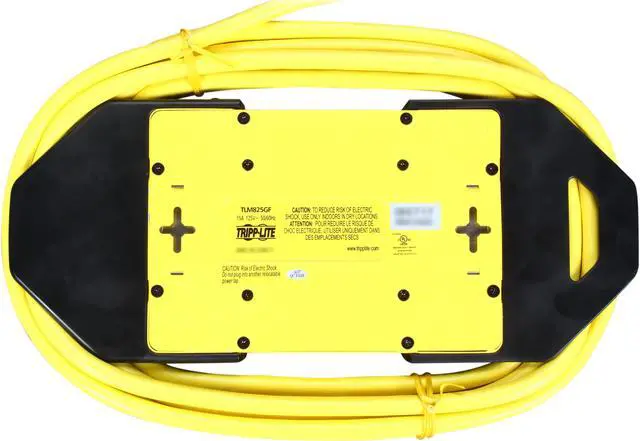 Alt view image 3 of 5 - Tripp Lite TLM825GF Power It! Safety Power Strip with 8 Outlets and 25-ft. Cord with GFCI Plug