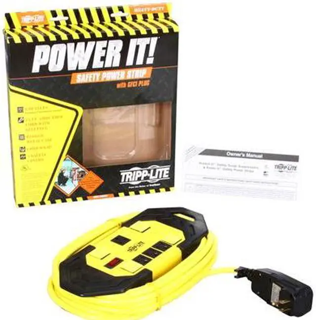 Alt view image 5 of 5 - Tripp Lite TLM825GF Power It! Safety Power Strip with 8 Outlets and 25-ft. Cord with GFCI Plug