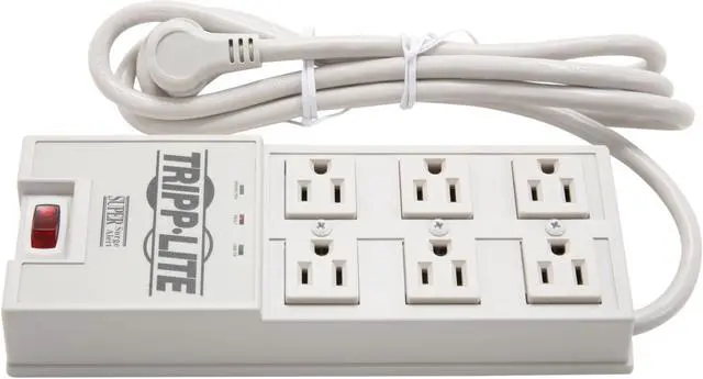 Alt view image 4 of 5 - Tripp Lite TR-6 6 ft Cord 6 Outlets 2420 Joules Surge Suppressor