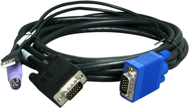 Alt view image 2 of 3 - TRIPP LITE 10 ft. KVM Switch Cable Kits P780-010