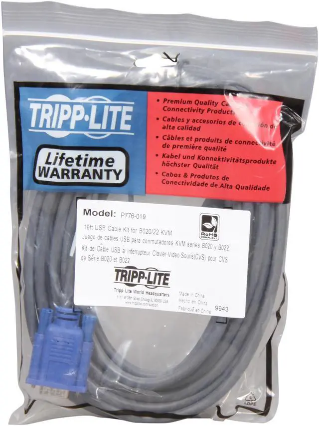 Alt view image 3 of 3 - TRIPP LITE 19 ft. KVM Switch Cable Kits for B020 and B022 series KVMs P776-019