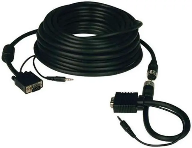 Main image of TRIPP LITE 50 ft. SVGA/VGA Monitor Cable (HD15M to HD15M) w/ Connectors and 3.5mm Audio P504-050-EZ