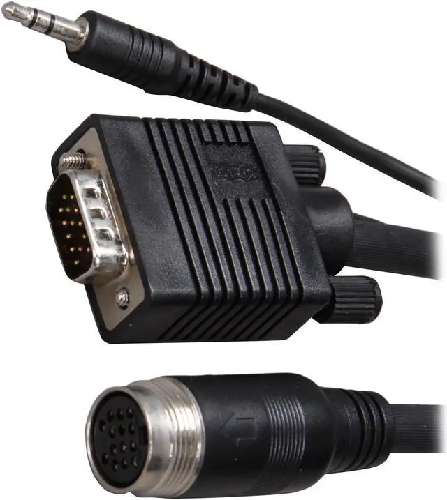 Alt view image 2 of 4 - TRIPP LITE 50 ft. SVGA/VGA Monitor Cable (HD15M to HD15M) w/ Connectors and 3.5mm Audio P504-050-EZ