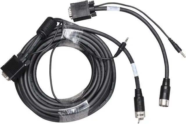 Alt view image 3 of 4 - TRIPP LITE 50 ft. SVGA/VGA Monitor Cable (HD15M to HD15M) w/ Connectors and 3.5mm Audio P504-050-EZ