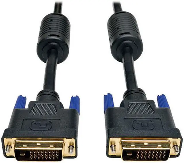 Main image of Tripp Lite P560-015 Black 2 x DVI-D DUAL LINK (MALE) Male to Male DVI Dual Link TMDS Cable - DVI-D, M/M