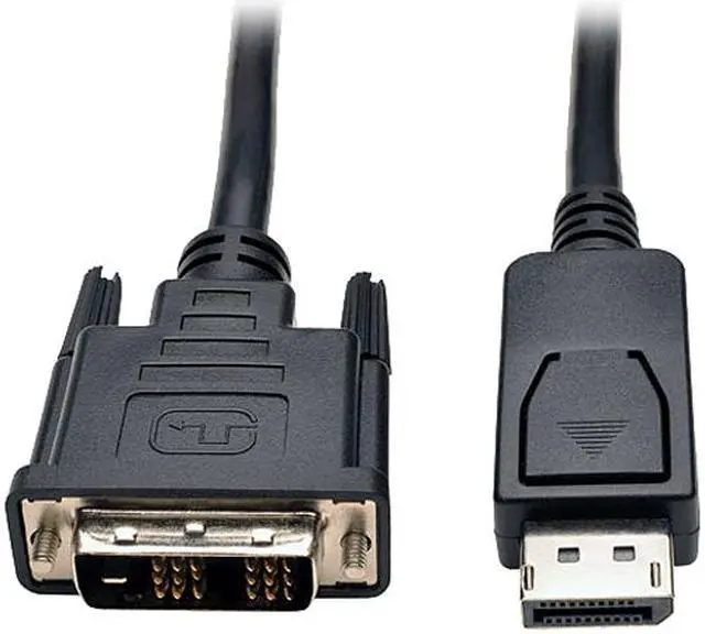 Main image of Tripp Lite DisplayPort to DVI Cable Adapter, DP with Latches, DP to DVI-D Single Link (M/M), DP2DVI, 6 ft.(P581-006)