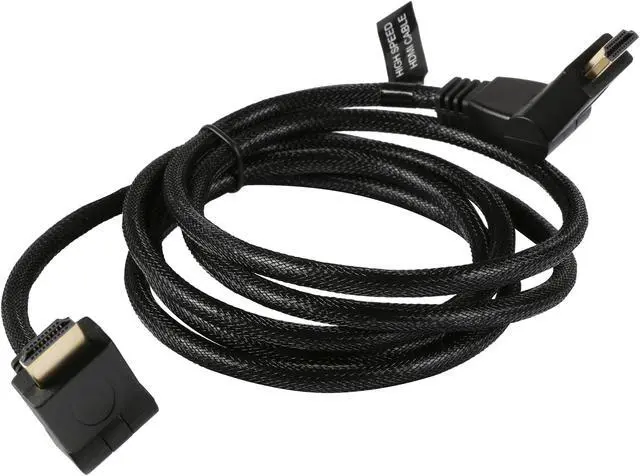 Alt view image 2 of 3 - Tripp Lite High Speed HDMI Cable with Swivel Connectors, Ultra HD 4K x 2K, Digital Video with Audio (M/M), 6-ft. (P568-006-SW)