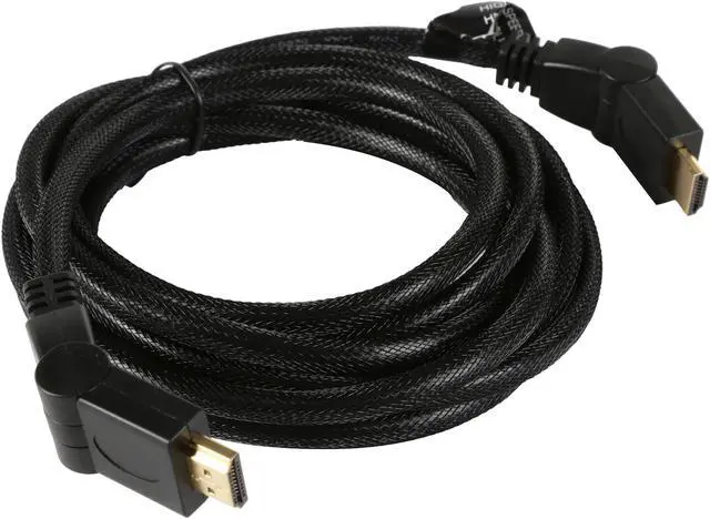 Alt view image 2 of 4 - Tripp Lite High Speed HDMI Cable with Swivel Connectors, Ultra HD 4K x 2K, Digital Video with Audio (M/M), 10-ft. (P568-010-SW)