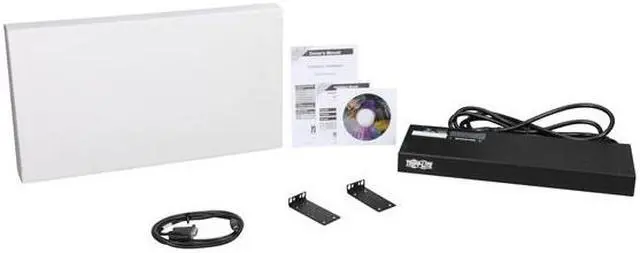 Alt view image 5 of 5 - Tripp Lite PDUMNH15 Monitored 1U 120V 15A 12 ft PDU