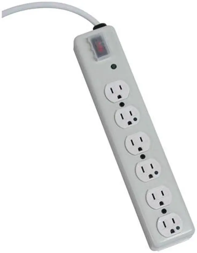 Main image of Tripp Lite SPS-615-HG 15 ft. Cord 6 Outlets 1050 Joules Hospital Grade Surge Suppressor