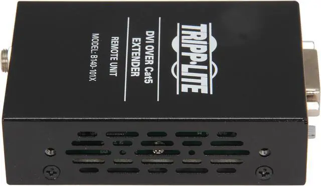 Alt view image 3 of 6 - Tripp Lite DVI Over Cat5/Cat6 Extender, Extended Range Video Transmitter & Receiver, 1920x1080 at 60Hz, TAA (B140-101X)