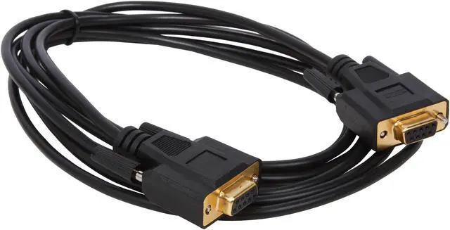 Alt view image 2 of 3 - Tripp Lite Model P450-010 10 ft. Null Modem Gold Cable Female to Female