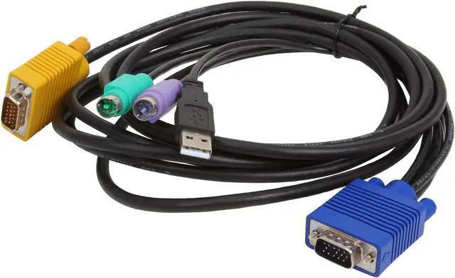 Alt view image 2 of 3 - TRIPP LITE 10 ft. KVM Cable P778-010