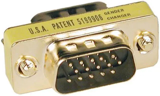 Main image of Tripp Lite P158-000 Compact Gold HD15 Gender Changer (HD15M/M)