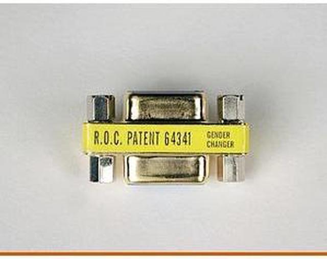 Alt view image 2 of 2 - Tripp Lite P150-000 Compact Gold DB9 F/F Gender Changer