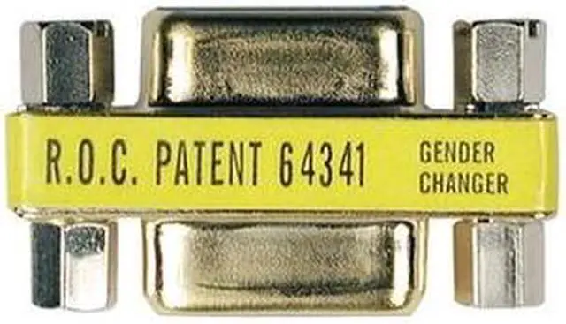Main image of Tripp Lite P150-000 Compact Gold DB9 F/F Gender Changer