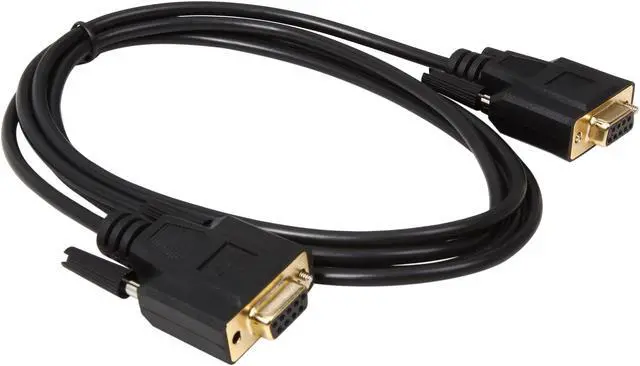 Alt view image 2 of 3 - Tripp Lite Model P450-006 6 ft. Null Modem Cable DB9F to DB9F Female to Female