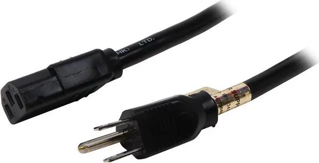 Main image of Tripp Lite Model P007-002 2 ft. Heavy-Duty 14AWG Power cord (IEC-320-C13 to NEMA 5-15P)