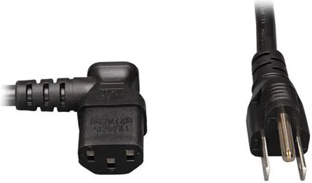 Main image of Tripp Lite Model P006-006-13LA 6 ft. 18AWG Power cord (NEMA 5-15P to IEC-320-C13 Left Angle)
