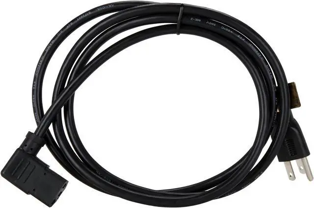 Alt view image 2 of 3 - Tripp Lite Model P006-006-13RA 6 ft. 18AWG Power cord (NEMA 5-15P to IEC-320-C13 Right Angle)