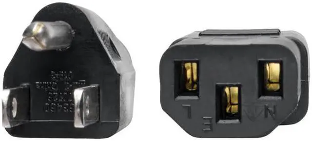 Alt view image 3 of 7 - Tripp Lite Universal Computer Power Cord, 10A, 18AWG (NEMA 5-15P to IEC-320-C13), 4-ft. (P006-004)
