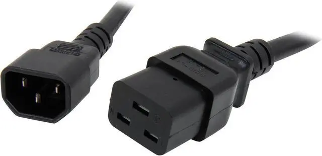 Main image of Tripp Lite Model P047-010 10 ft. 14AWG Heavy Duty Power cord (IEC-320-C19 to IEC-320-C14)
