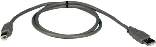 Main image of Tripp Lite U021-003 Black USB2.0 A/B Device Cable (A Male to B Male)