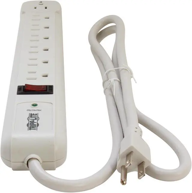 Alt view image 3 of 4 - TRIPP LITE TLP74R 4 ft. 7 Outlets 1080 joules Surge Suppressor