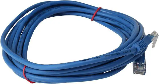 Alt view image 2 of 3 - TRIPP LITE N002-015-BL 15 ft. Cat 5E Blue Cat5e 350MHz Molded Cable