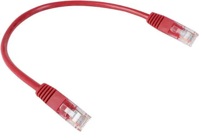 Alt view image 2 of 3 - TRIPP LITE N002-001-RD 1 ft. Cat 5E Red Cat5e 350MHz Molded Cable