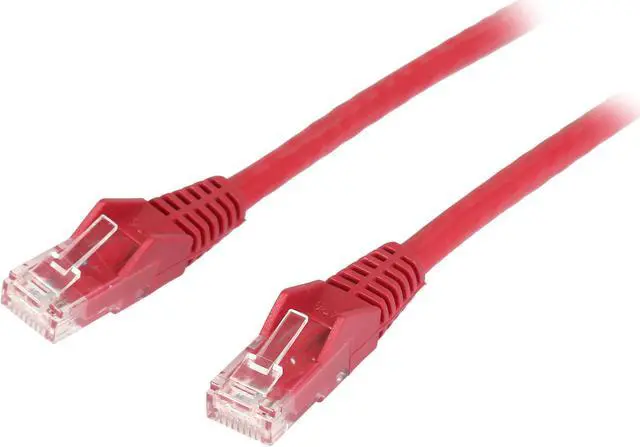 Main image of TRIPP LITE N201-007-RD 7 ft. Cat 6 Red Gigabit Snagless Molded Patch Cable