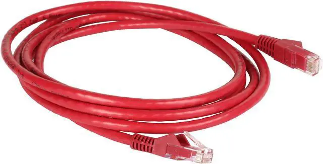 Alt view image 2 of 3 - TRIPP LITE N201-007-RD 7 ft. Cat 6 Red Gigabit Snagless Molded Patch Cable