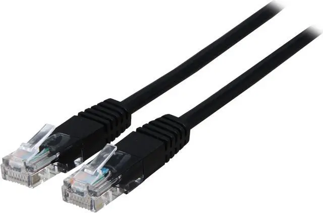 Main image of TRIPP LITE N002-006-BK 6 ft. Cat 5E Black 350MHz Molded Cable