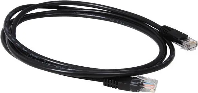 Alt view image 2 of 3 - TRIPP LITE N002-006-BK 6 ft. Cat 5E Black 350MHz Molded Cable