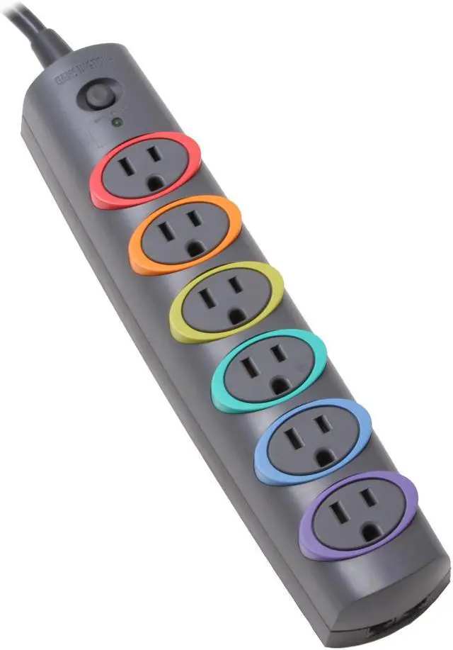 Main image of Kensington K62146NA 6 Feet 6 Outlets 670 Joules Surge Protector