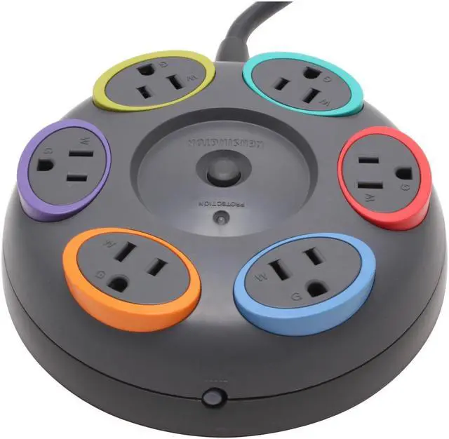 Alt view image 2 of 4 - Kensington K62634NA 16 Feet 6 Outlets 1500 Joules Surge Protector