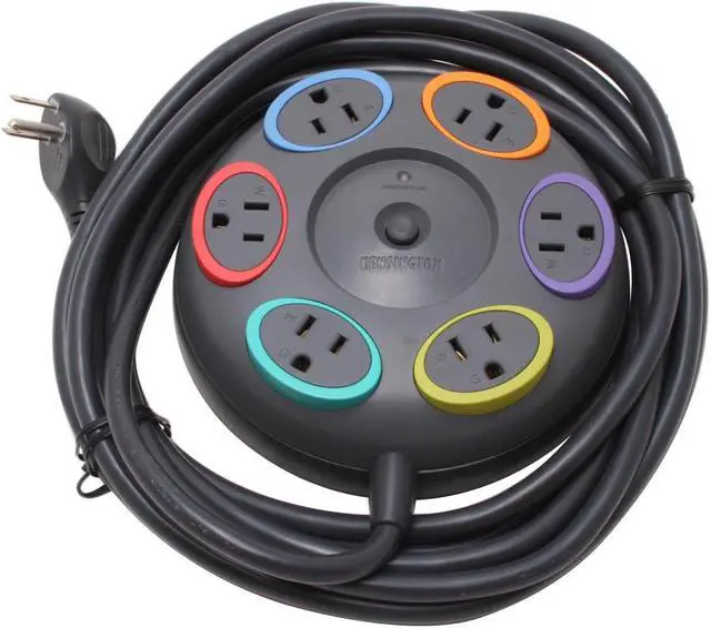 Alt view image 3 of 4 - Kensington K62634NA 16 Feet 6 Outlets 1500 Joules Surge Protector