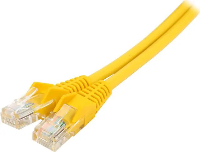 Main image of TRIPP LITE N001-003-YW 3 ft. Cat 5E Yellow 350MHz Snagless Molded Cable