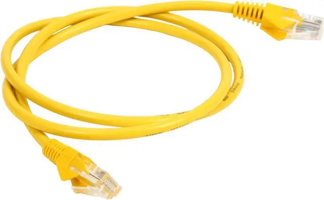 Alt view image 2 of 3 - TRIPP LITE N001-003-YW 3 ft. Cat 5E Yellow 350MHz Snagless Molded Cable