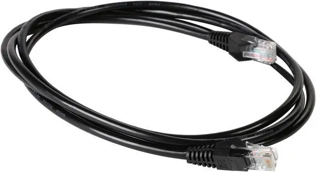 Alt view image 2 of 3 - TRIPP LITE N001-006-BK 6 ft. Cat 5/5E Black 350MHz Snagless Molded Patch Cable