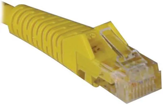 Alt view image 2 of 2 - TRIPP LITE N001-025-YW 25 ft. Cat 5E Yellow 350MHz Snagless Molded Cable