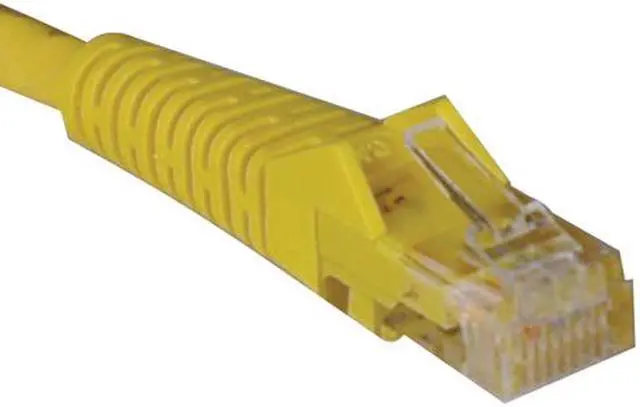 Main image of TRIPP LITE N001-025-YW 25 ft. Cat 5E Yellow 350MHz Snagless Molded Cable
