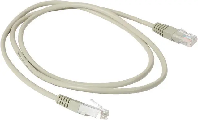 Alt view image 2 of 3 - TRIPP LITE N002-004-GY 4 ft. Cat 5E Gray 350MHz Molded Cable