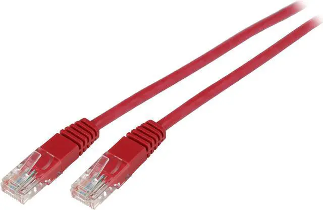 Main image of TRIPP LITE N002-010-RD 10 ft. Cat 5E Red 350MHz Molded Cable