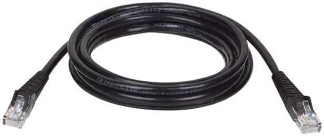 Main image of TRIPP LITE N001-030-BK 30 ft. Cat 5E Black 350MHz Snagless Molded Cable