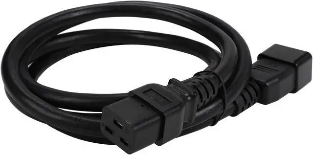 Alt view image 2 of 3 - Tripp Lite Model P036-006 6 ft. Heavy-Duty 12AWG Power Cable, C19 to C20